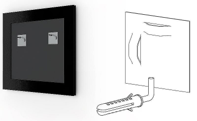 Зеркало Evoform Definite 72х72 BY 1021 в багетной раме - Алебастр 48