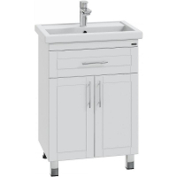 Тумба под раковину СанТа Дублин 60 223003 Белая, купить, цена, заказать, магазин, доставка, скидка, промокод, купить, цена, заказать, магазин, доставка, скидка, промокод