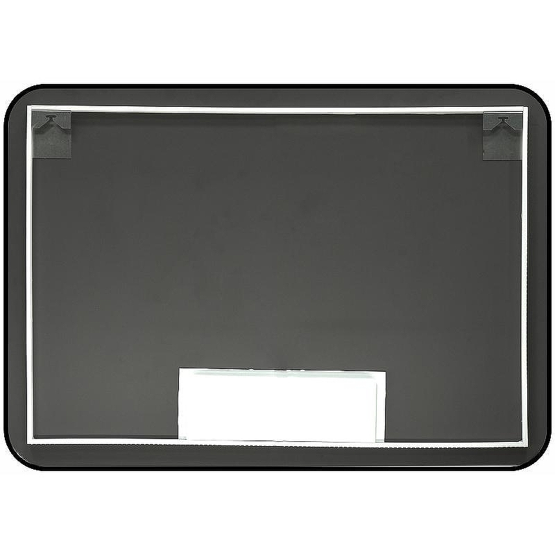 Зеркало Reflexion Black View 1000х700 RF4004BV с подсветкой Черное с бесконтактным выключателем, диммером и часами, купить, цена, заказать, магазин, доставка, скидка, промокод, купить, цена, заказать, магазин, доставка, скидка, промокод