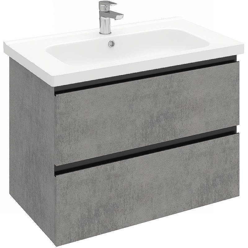 Тумба под раковину Laparet Electra 80 LE-WCAB-80-123 подвесная Хромикс серебро, купить, цена, заказать, магазин, доставка, скидка, промокод, купить, цена, заказать, магазин, доставка, скидка, промокод