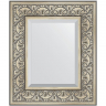 Зеркало Evoform Exclusive 60х50 BY 3372 с фацетом в багетной раме - Барокко серебро 106, купить, цена, заказать, магазин, доставка, скидка, промокод, купить, цена, заказать, магазин, доставка, скидка, промокод
