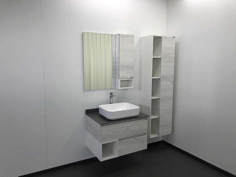 Зеркало со шкафом Comforty Прага 75 00004144199 Дуб белый, купить, цена, заказать, магазин, доставка, скидка, промокод, купить, цена, заказать, магазин, доставка, скидка, промокод