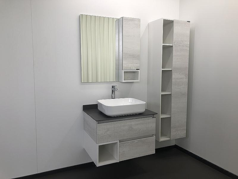 Зеркало со шкафом Comforty Прага 75 00004144199 Дуб белый, купить, цена, заказать, магазин, доставка, скидка, промокод, купить, цена, заказать, магазин, доставка, скидка, промокод