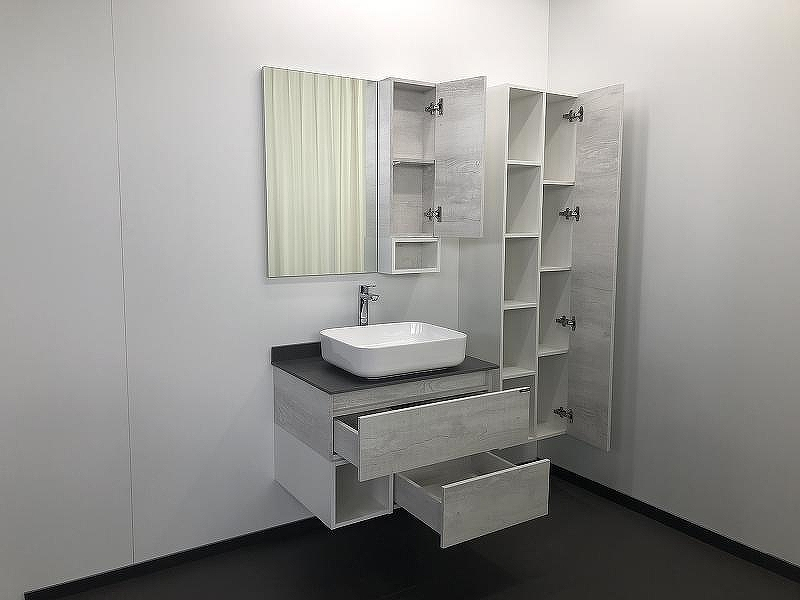 Зеркало со шкафом Comforty Прага 75 00004144199 Дуб белый, купить, цена, заказать, магазин, доставка, скидка, промокод, купить, цена, заказать, магазин, доставка, скидка, промокод