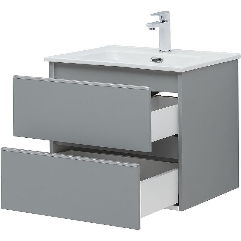 Тумба под раковину Aquanet Вега 60 329601 подвесная Мисти грин, купить, цена, заказать, магазин, доставка, скидка, промокод, купить, цена, заказать, магазин, доставка, скидка, промокод