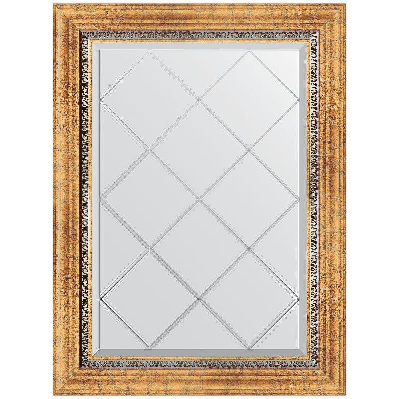 Зеркало Evoform Exclusive-G 89х66 BY 4103 с гравировкой в багетной раме - Римское золото 88, купить, цена, заказать, магазин, доставка, скидка, промокод, купить, цена, заказать, магазин, доставка, скидка, промокод