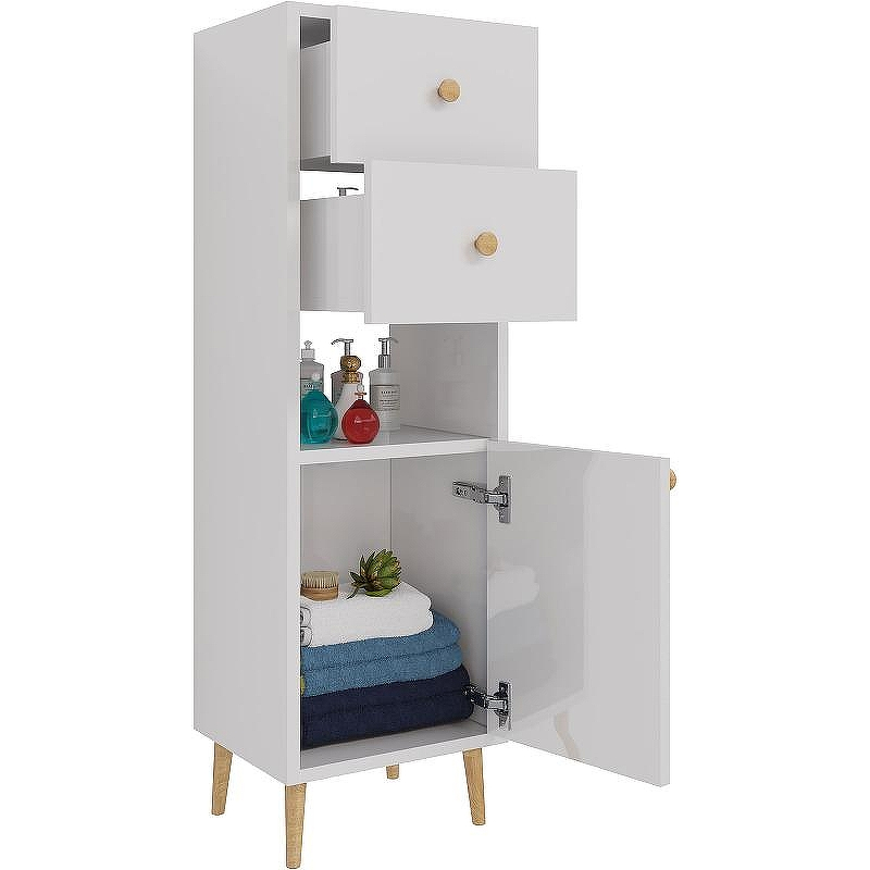 Шкаф пенал Dreja Luno 35 R 99.2005 Белый глянец, купить, цена, заказать, магазин, доставка, скидка, промокод, купить, цена, заказать, магазин, доставка, скидка, промокод