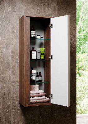 Шкаф пенал Clarberg Evolution EV0504CD подвесной Крафт темный