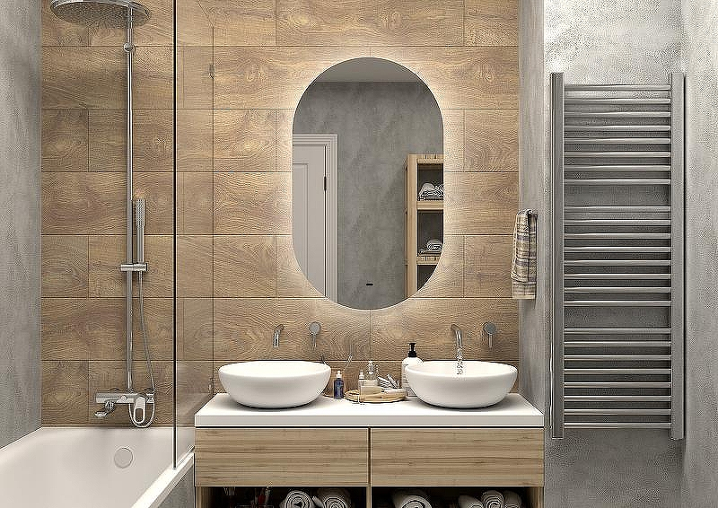 Зеркало Bellezza Эдда 60 4610260020012 с подсветкой с инфракрасным выключателем, купить, цена, заказать, магазин, доставка, скидка, промокод, купить, цена, заказать, магазин, доставка, скидка, промокод