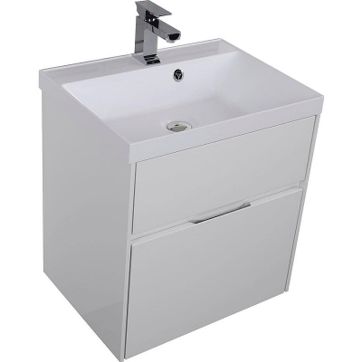 Комплект мебели для ванной Aquanet Латина 60 180121 подвесной Белый