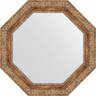 Зеркало Evoform Octagon 65х65 BY 3779 в багетной раме - Виньетка античная бронза 85, купить, цена, заказать, магазин, доставка, скидка, промокод, купить, цена, заказать, магазин, доставка, скидка, промокод