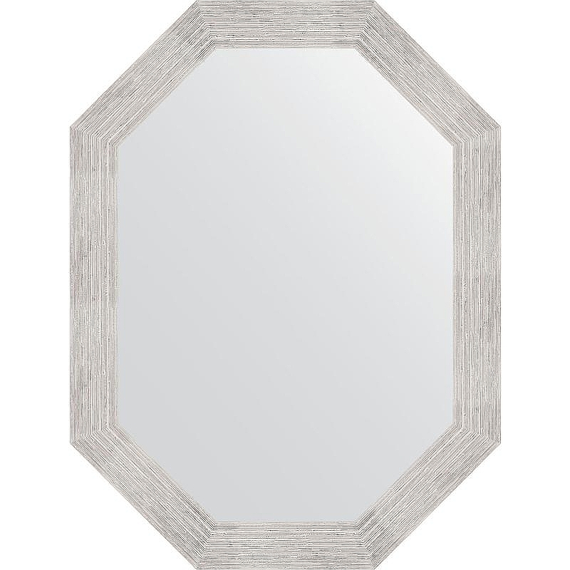 Зеркало Evoform Octagon 62x82 BY 7087 в багетной раме - Серебряный дождь 70, купить, цена, заказать, магазин, доставка, скидка, промокод, купить, цена, заказать, магазин, доставка, скидка, промокод