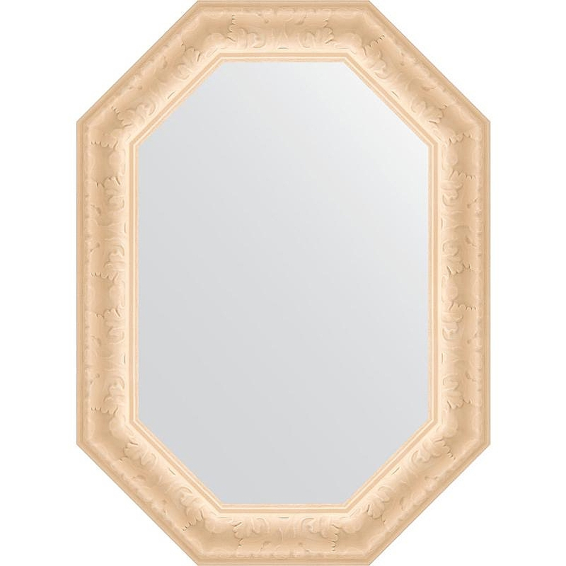Зеркало Evoform Octagon 55x75 BY 7141 в багетной раме - Старый гипс 82, купить, цена, заказать, магазин, доставка, скидка, промокод, купить, цена, заказать, магазин, доставка, скидка, промокод