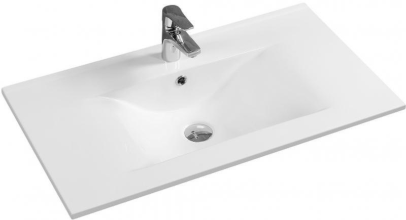 Тумба с раковиной SanVit Авеню-3 75 kavenu375 в цвете Ral Желтый глянец, купить, цена, заказать, магазин, доставка, скидка, промокод, купить, цена, заказать, магазин, доставка, скидка, промокод