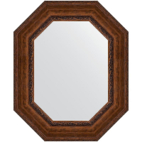 Зеркало Evoform Polygon 82х67 BY 7266 в багетной раме - Состаренная бронза с орнаментом 120, купить, цена, заказать, магазин, доставка, скидка, промокод, купить, цена, заказать, магазин, доставка, скидка, промокод