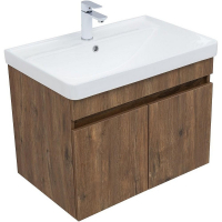 Тумба под раковину Aquanet Оптима 70 344796 подвесная Дуб рустикальный, купить, цена, заказать, магазин, доставка, скидка, промокод, купить, цена, заказать, магазин, доставка, скидка, промокод
