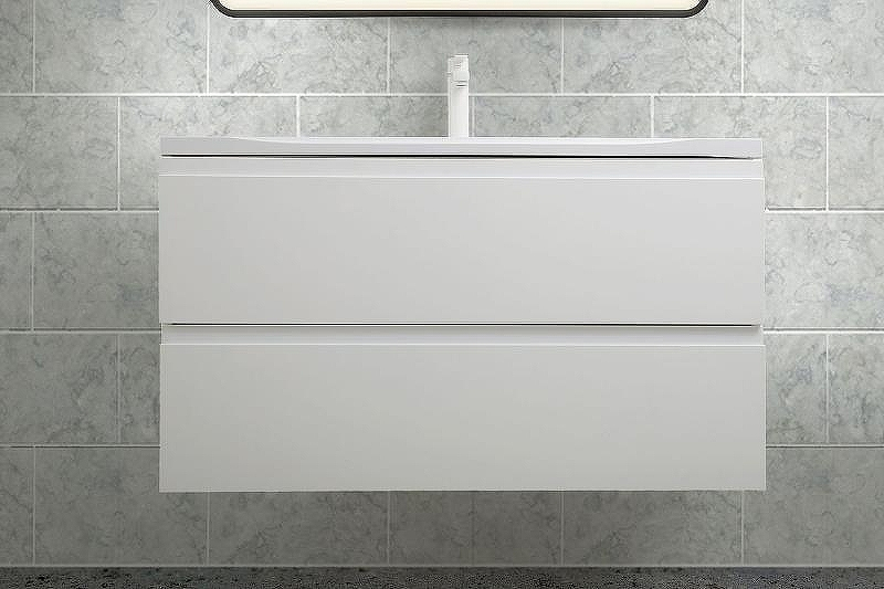 Тумба под раковину Art&Max AM-Bianchi-1000-2C-SO-BM подвесная Белый матовый, купить, цена, заказать, магазин, доставка, скидка, промокод, купить, цена, заказать, магазин, доставка, скидка, промокод