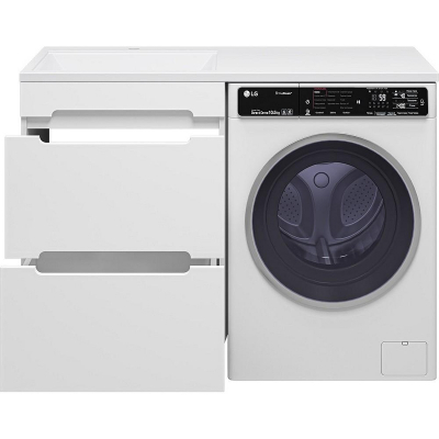 Тумба с раковиной Misty Байкал 120 L УТ000014754 Белая