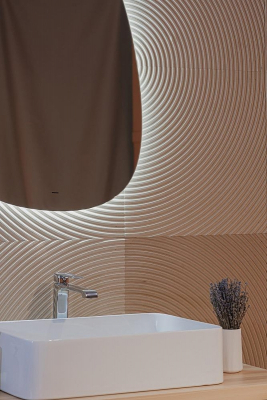 Зеркало Abber Teil 57 AG6501S с подсветкой с бесконтактным выключателем и диммером