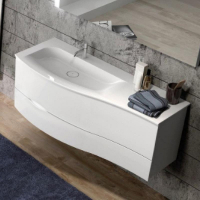 Тумба с раковиной Burgbad Sinea 2.0 120 SFFQ121L F2800 G0165 C0001*1 подвесная Белая, купить, цена, заказать, магазин, доставка, скидка, промокод, купить, цена, заказать, магазин, доставка, скидка, промокод