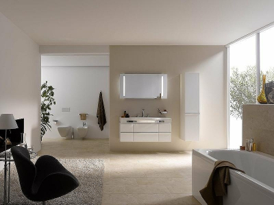 Шкаф пенал Laufen Case 35 R 4.0202.2.075.463.R подвесной Белый матовый