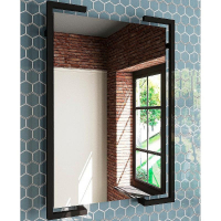 Зеркало Эстет Comfort Loft 60 ФР-00003603 Черное, купить, цена, заказать, магазин, доставка, скидка, промокод, купить, цена, заказать, магазин, доставка, скидка, промокод