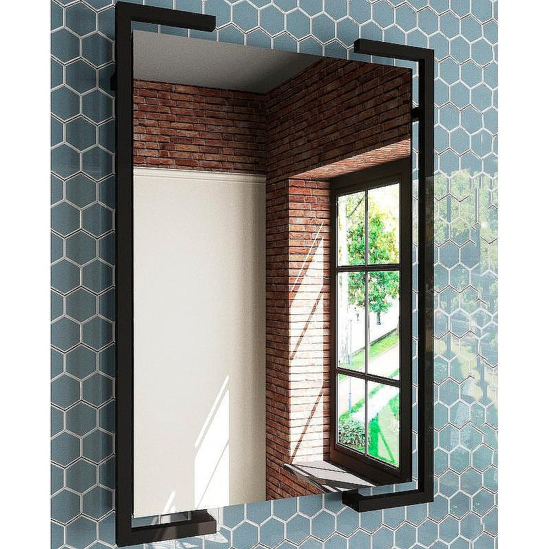 Зеркало Эстет Comfort Loft 60 ФР-00003603 Черное, купить, цена, заказать, магазин, доставка, скидка, промокод, купить, цена, заказать, магазин, доставка, скидка, промокод