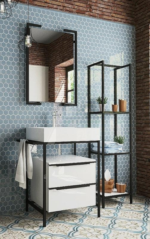 Зеркало Эстет Comfort Loft 60 ФР-00003603 Черное, купить, цена, заказать, магазин, доставка, скидка, промокод, купить, цена, заказать, магазин, доставка, скидка, промокод