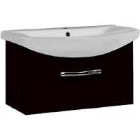 Тумба под раковину Aquaton Ария 80 1A141701AA950 подвесная Черная, купить, цена, заказать, магазин, доставка, скидка, промокод, купить, цена, заказать, магазин, доставка, скидка, промокод