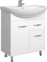 Тумба под раковину Onika Стелла 65 с ящиком Белая, купить, цена, заказать, магазин, доставка, скидка, промокод, купить, цена, заказать, магазин, доставка, скидка, промокод