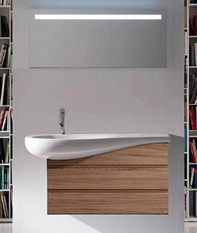 Зеркало Laufen Alessi One 120 с подсветкой Хром матовый, купить, цена, заказать, магазин, доставка, скидка, промокод, купить, цена, заказать, магазин, доставка, скидка, промокод