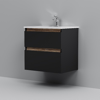 Тумба под раковину AM.PM X-Joy 65 M85AFHX0652BM подвесная Черная матовая