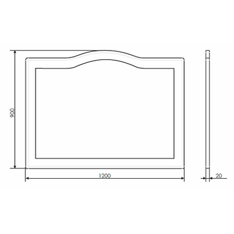 Зеркало Comforty Монако 120 00003132225 Белое, купить, цена, заказать, магазин, доставка, скидка, промокод, купить, цена, заказать, магазин, доставка, скидка, промокод