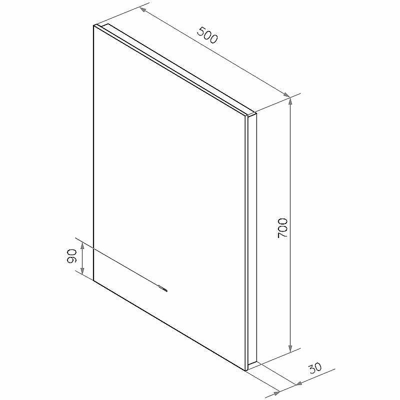 Зеркало Континент Trezhe 500x700 ЗЛП608 с подсветкой с бесконтактным выключателем, купить, цена, заказать, магазин, доставка, скидка, промокод, купить, цена, заказать, магазин, доставка, скидка, промокод