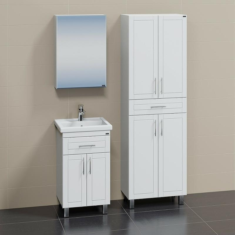 Тумба под раковину СанТа Дублин 50 223002 Белая, купить, цена, заказать, магазин, доставка, скидка, промокод, купить, цена, заказать, магазин, доставка, скидка, промокод