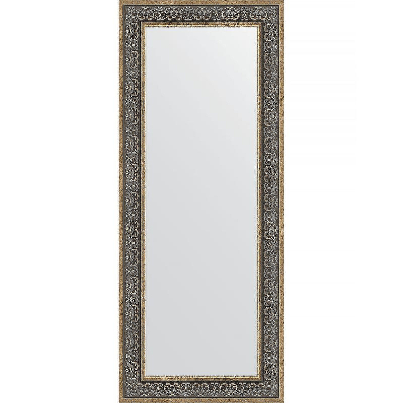 Зеркало Evoform Definite 153х63 BY 3128 в багетной раме - Вензель серебряный 101, купить, цена, заказать, магазин, доставка, скидка, промокод, купить, цена, заказать, магазин, доставка, скидка, промокод