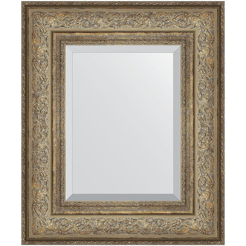 Зеркало Evoform Exclusive 60х50 BY 3373 с фацетом в багетной раме - Виньетка античная бронза 109, купить, цена, заказать, магазин, доставка, скидка, промокод, купить, цена, заказать, магазин, доставка, скидка, промокод