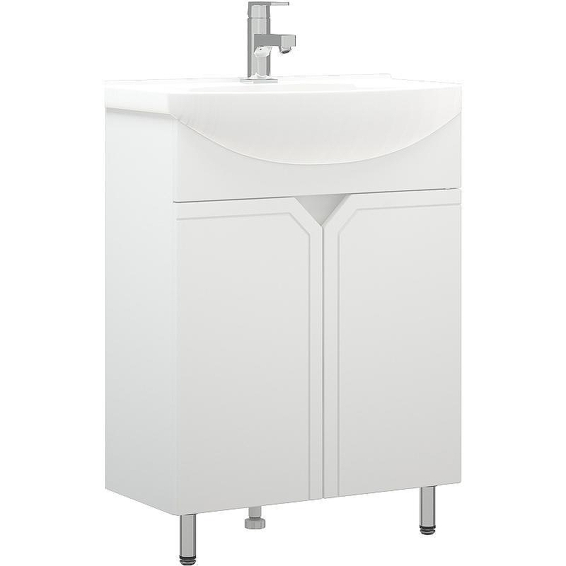 Тумба под раковину Corozo Сириус 65 SD-00001438 Белая, купить, цена, заказать, магазин, доставка, скидка, промокод, купить, цена, заказать, магазин, доставка, скидка, промокод