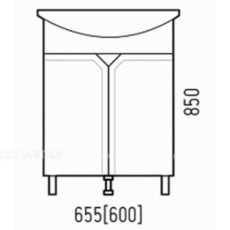Тумба под раковину Corozo Сириус 65 SD-00001438 Белая, купить, цена, заказать, магазин, доставка, скидка, промокод, купить, цена, заказать, магазин, доставка, скидка, промокод