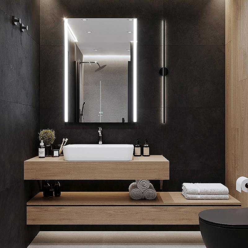 Зеркало Laparet Electra 70 electra.70/100 с подсветкой с сенсорным выключателем и подогревом, купить, цена, заказать, магазин, доставка, скидка, промокод, купить, цена, заказать, магазин, доставка, скидка, промокод