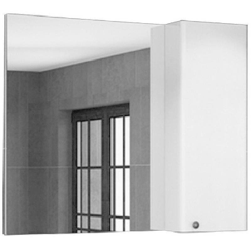 Зеркало со шкафом Comforty Амстердам 95 00004143986 Белый глянец, купить, цена, заказать, магазин, доставка, скидка, промокод, купить, цена, заказать, магазин, доставка, скидка, промокод