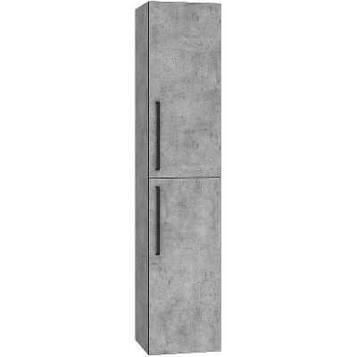 Шкаф пенал Brevita Rock 35 R ROCK-05035-48-2П подвесной Бетон Чикаго светло-серый