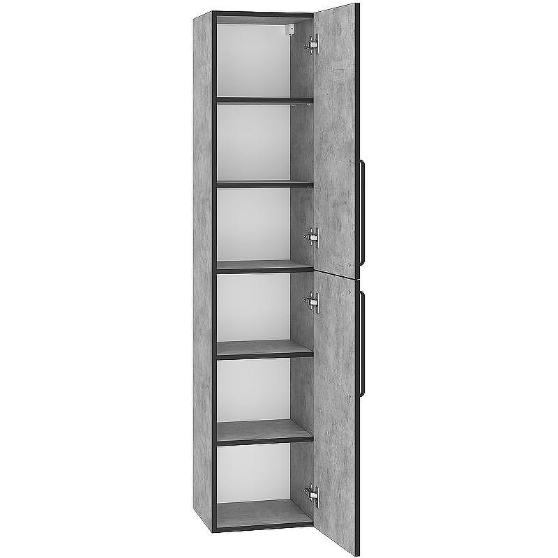 Шкаф пенал Brevita Rock 35 R ROCK-05035-48-2П подвесной Бетон Чикаго светло-серый, купить, цена, заказать, магазин, доставка, скидка, промокод, купить, цена, заказать, магазин, доставка, скидка, промокод