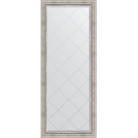 Зеркало Evoform Exclusive-G Floor 201х81 BY 6318 с гравировкой в багетной раме - Римское серебро 88, купить, цена, заказать, магазин, доставка, скидка, промокод, купить, цена, заказать, магазин, доставка, скидка, промокод