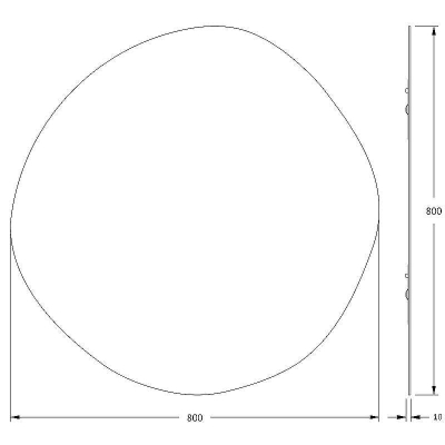 Зеркало Evoform Essence 80х80 BY 0326 с полированной кромкой