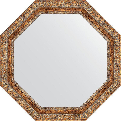 Зеркало Evoform Octagon 75х75 BY 3780 в багетной раме - Виньетка античная бронза 85