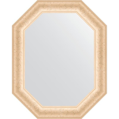 Зеркало Evoform Octagon 60x75 BY 7142 в багетной раме - Старый гипс 82
