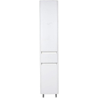 Шкаф пенал Style Line Атлантика 35 L Люкс Plus СС-00002257 с бельевой корзиной Белый матовый антискрейтч, купить, цена, заказать, магазин, доставка, скидка, промокод, купить, цена, заказать, магазин, доставка, скидка, промокод