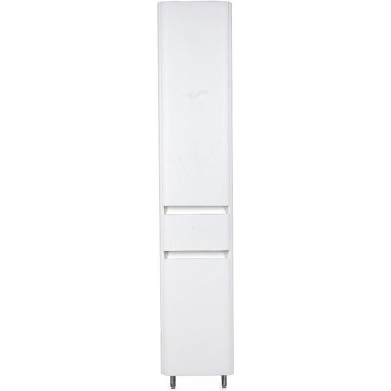 Шкаф пенал Style Line Атлантика 35 L Люкс Plus СС-00002257 с бельевой корзиной Белый матовый антискрейтч, купить, цена, заказать, магазин, доставка, скидка, промокод, купить, цена, заказать, магазин, доставка, скидка, промокод