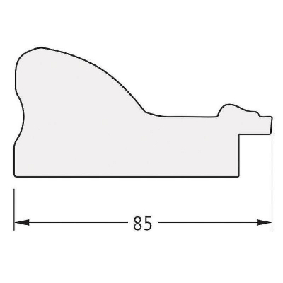 Зеркало Evoform Octagon 60х60 BY 7334 в багетной раме - Виньетка античное серебро 85
